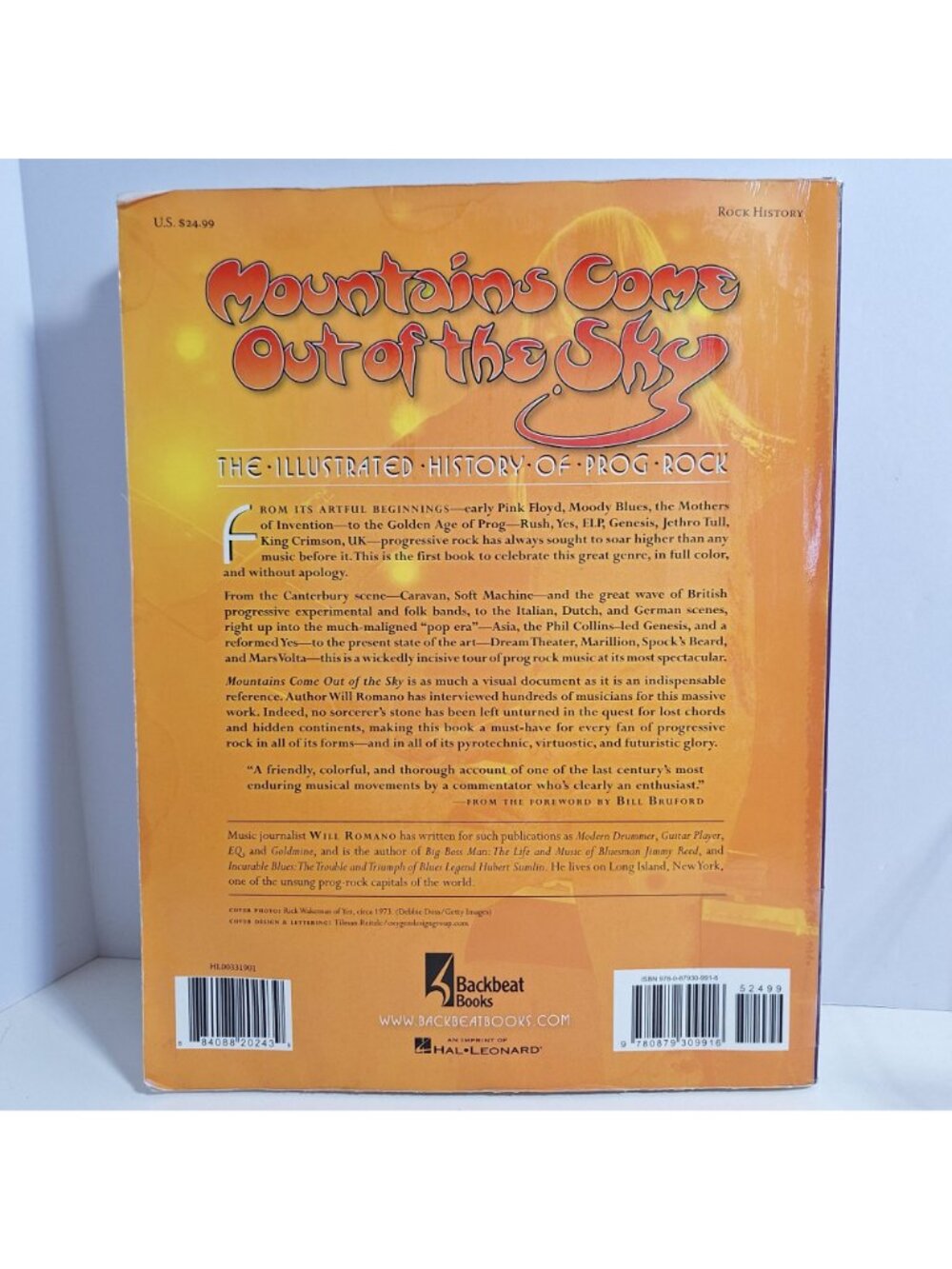 Mountains Come Out Of The Sky Illustrated History Of Prog Rock Used Library Book - Picture 3 of 16